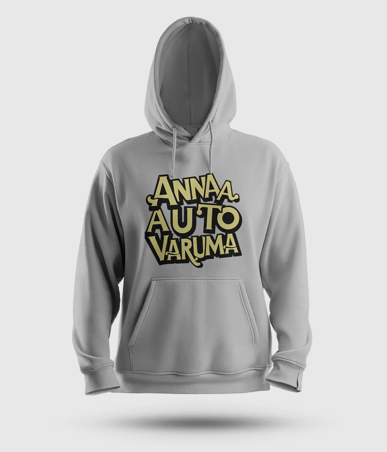 Anna Auto Varuma Men/Unisex Hoodie in Grey Melange Color