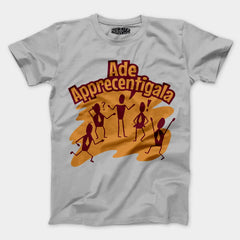 Ade Apprecentingala Men/Unisex T-Shirt in Grey Melange Color
