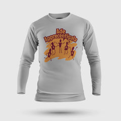 Ade Apprecentingala Men/Unisex Long Sleeve T-Shirt in Grey Melange Color
