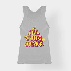 Jill Jung Jhakk Women's Tank Top in Grey Melange Color