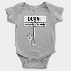 Dubai Kuruku Sandhu Onesie/Romper in Grey Melange Color