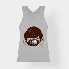 Be Happy Cool Down Cool Down Cool Down Women's Tank Top in Grey Melange Color