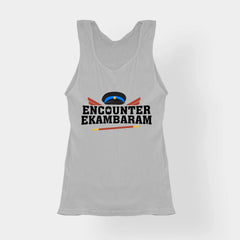 Encounter Ekambaram Women's Tank Top in Grey Melange Color