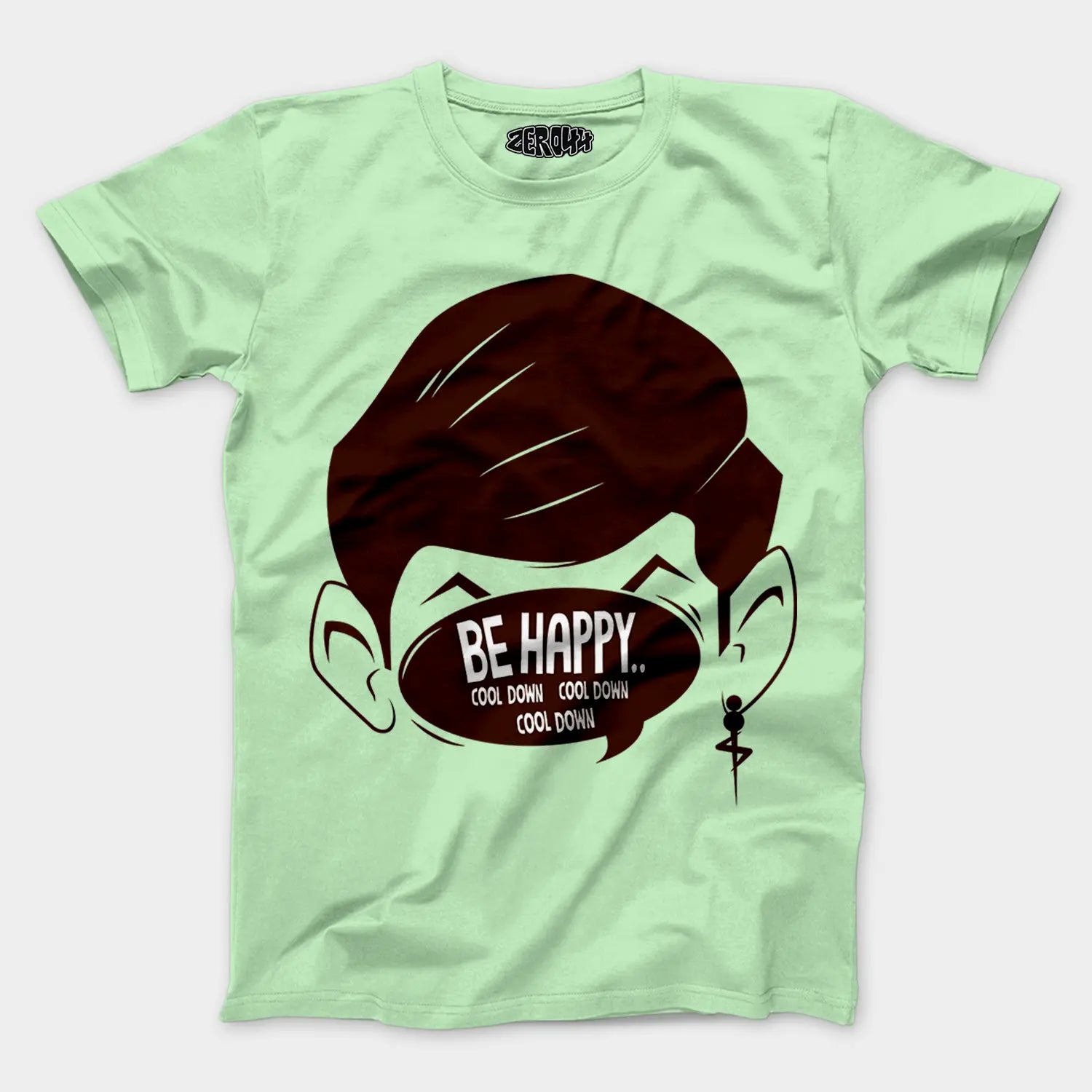 Be Happy Cool Down Cool Down Cool Down Men/Unisex T-Shirt in Jade Color
