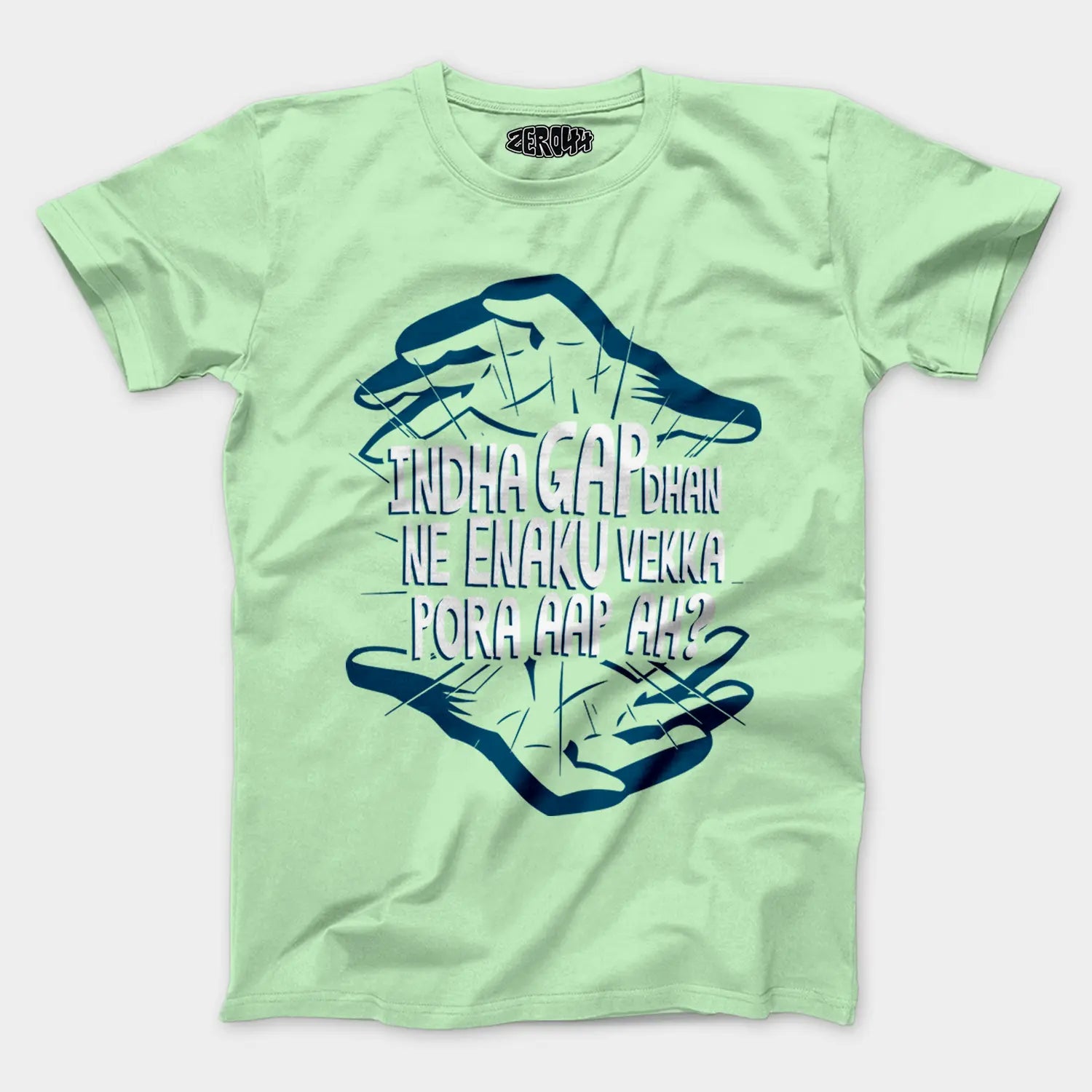 Indha Gap Dhan Ne Enaku Vekka Pora Aap Ah? Men/Unisex T-Shirt in Jade Color
