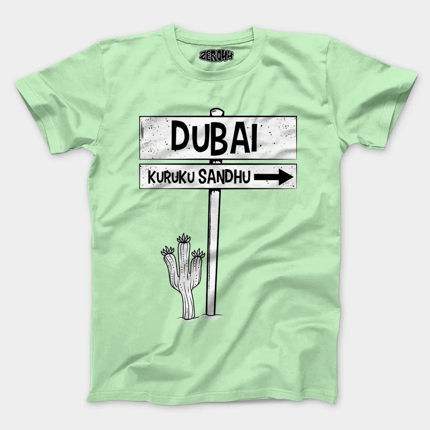Dubai Kuruku Sandhu Men/Unisex T-Shirt in Jade Color