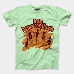 Ade Apprecentingala Men/Unisex T-Shirt in Jade Color