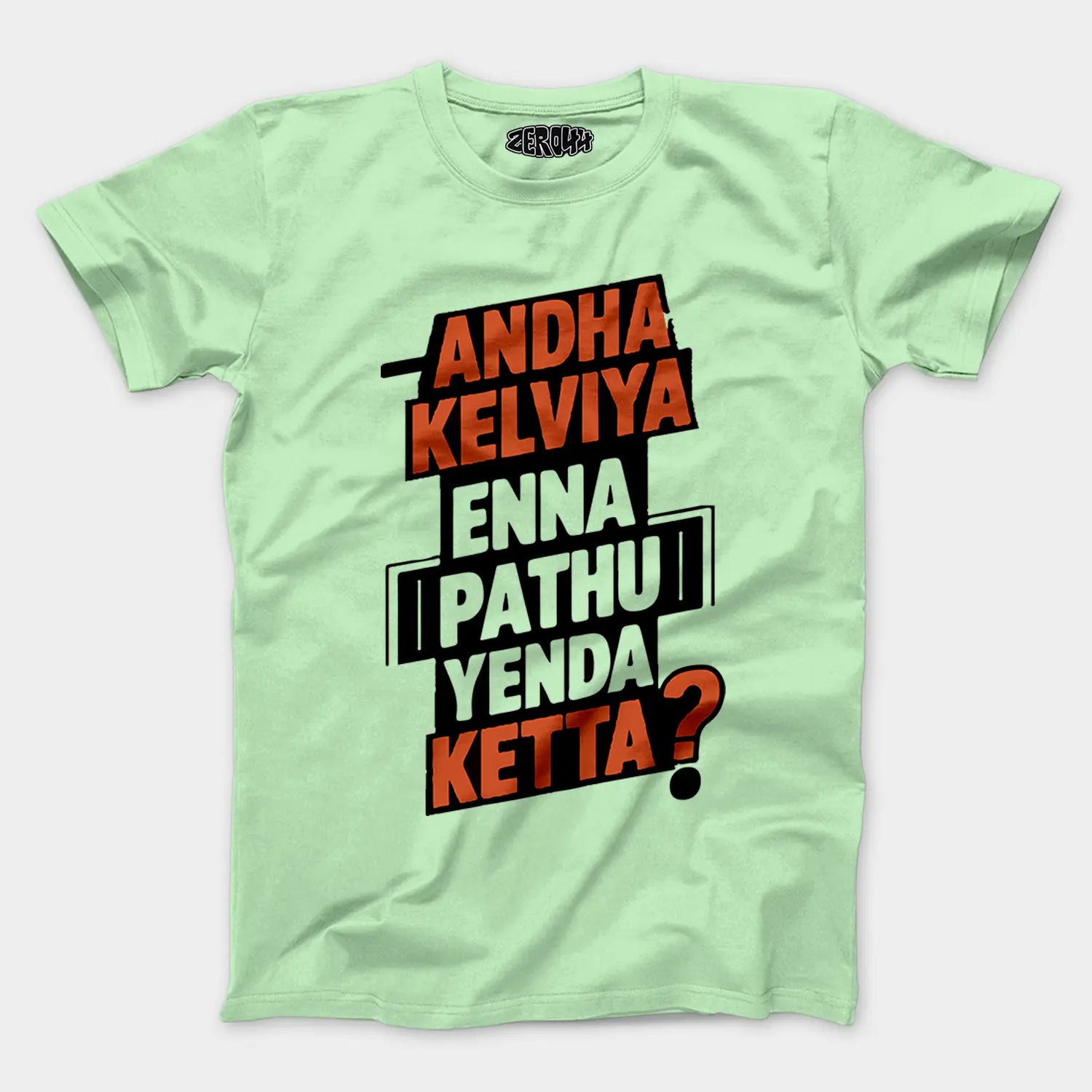 Andha Kelviya Enna Pathu Yenda Ketta Men/Unisex T-Shirt in Jade Color