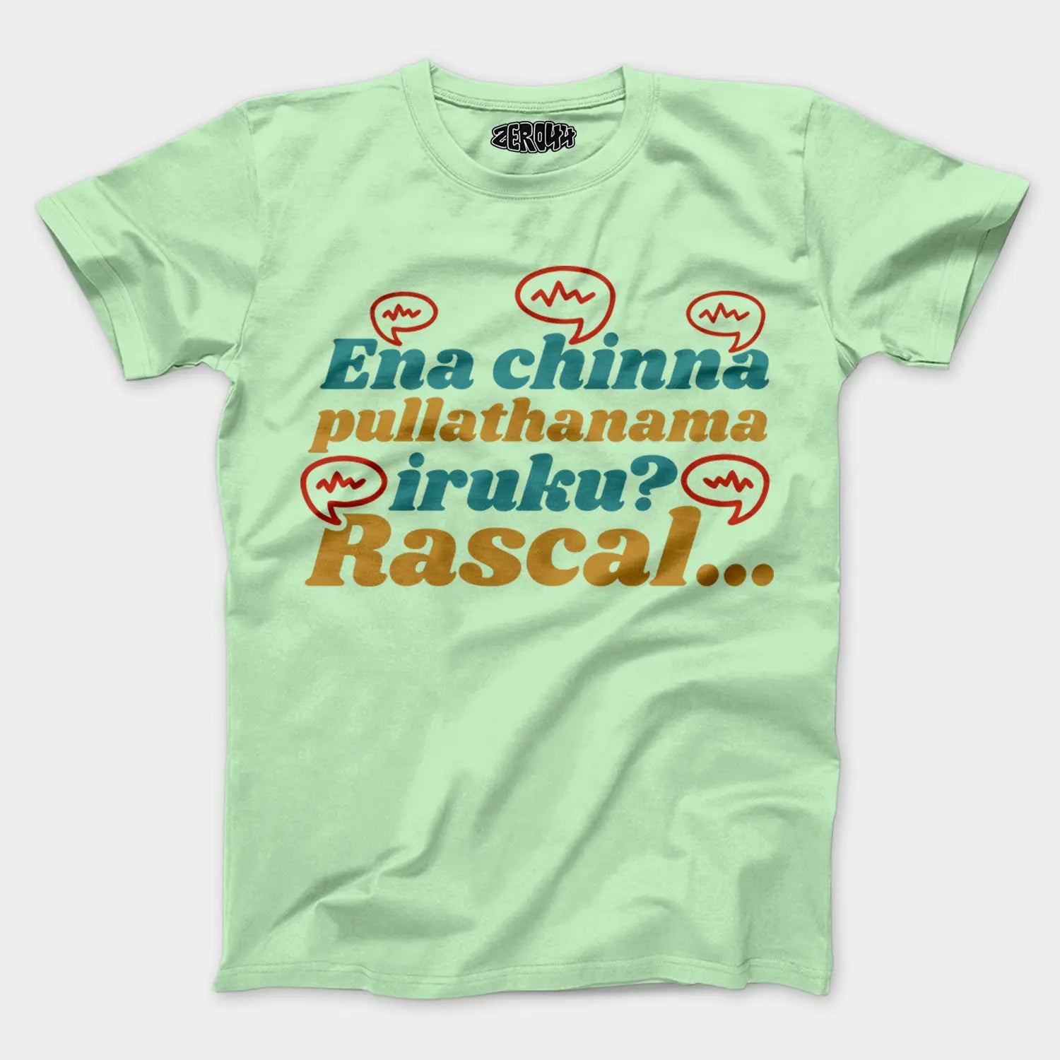Ena Chinna Pulla Thanama Iruku Rascal Men/Unisex T-Shirt in Jade Color
