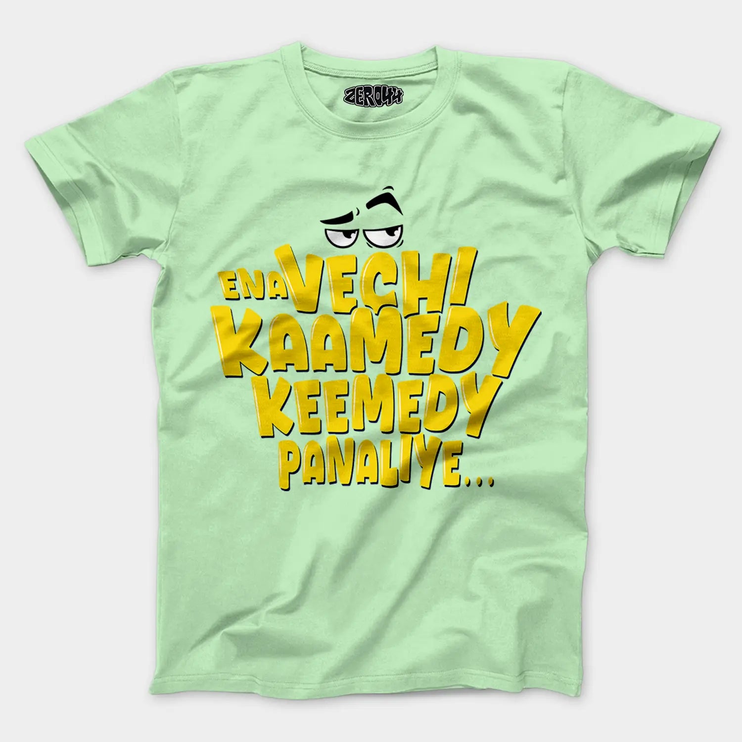 Ena Vechi Kaamedy Keemady Panaliye Men/Unisex T-Shirt in Jade Color
