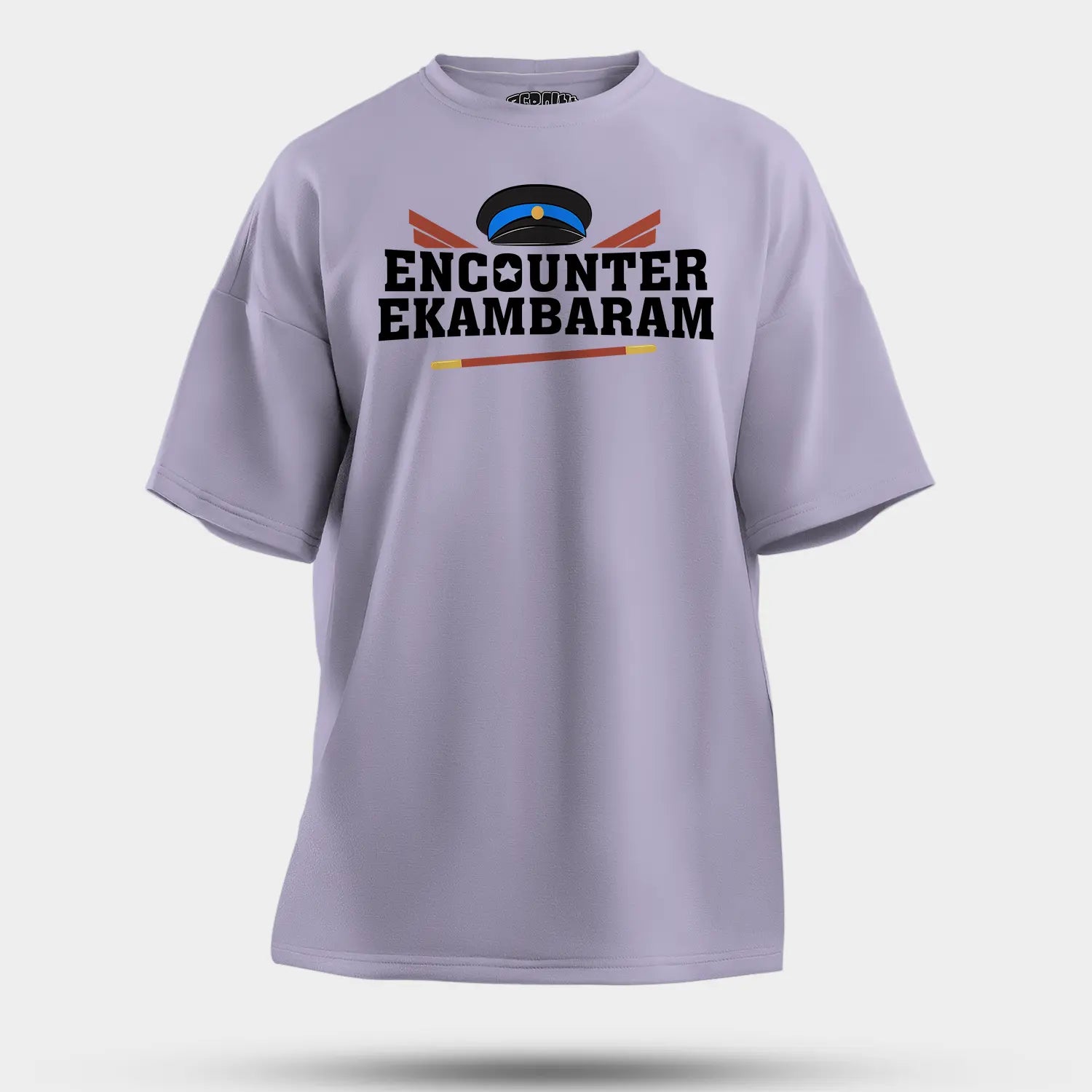 Encounter Ekambaram Men/Unisex Oversized T-Shirt in Lavender Color