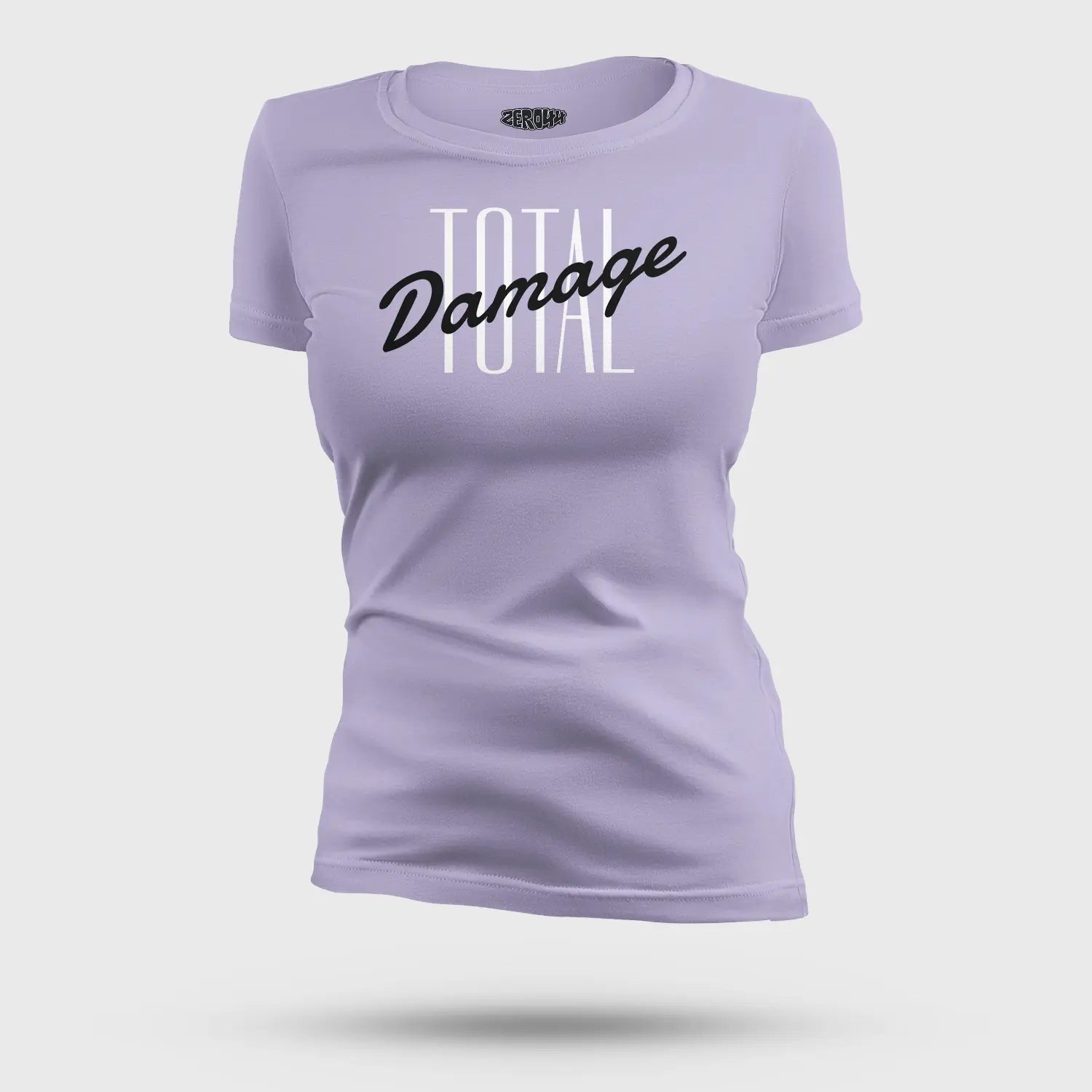 Total Damage Women's T-Shirt in Lavender Color