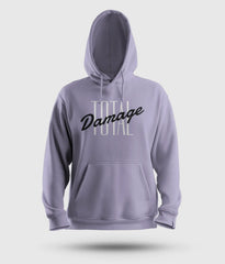 Total Damage Men/Unisex Hoodie in Lavender Color