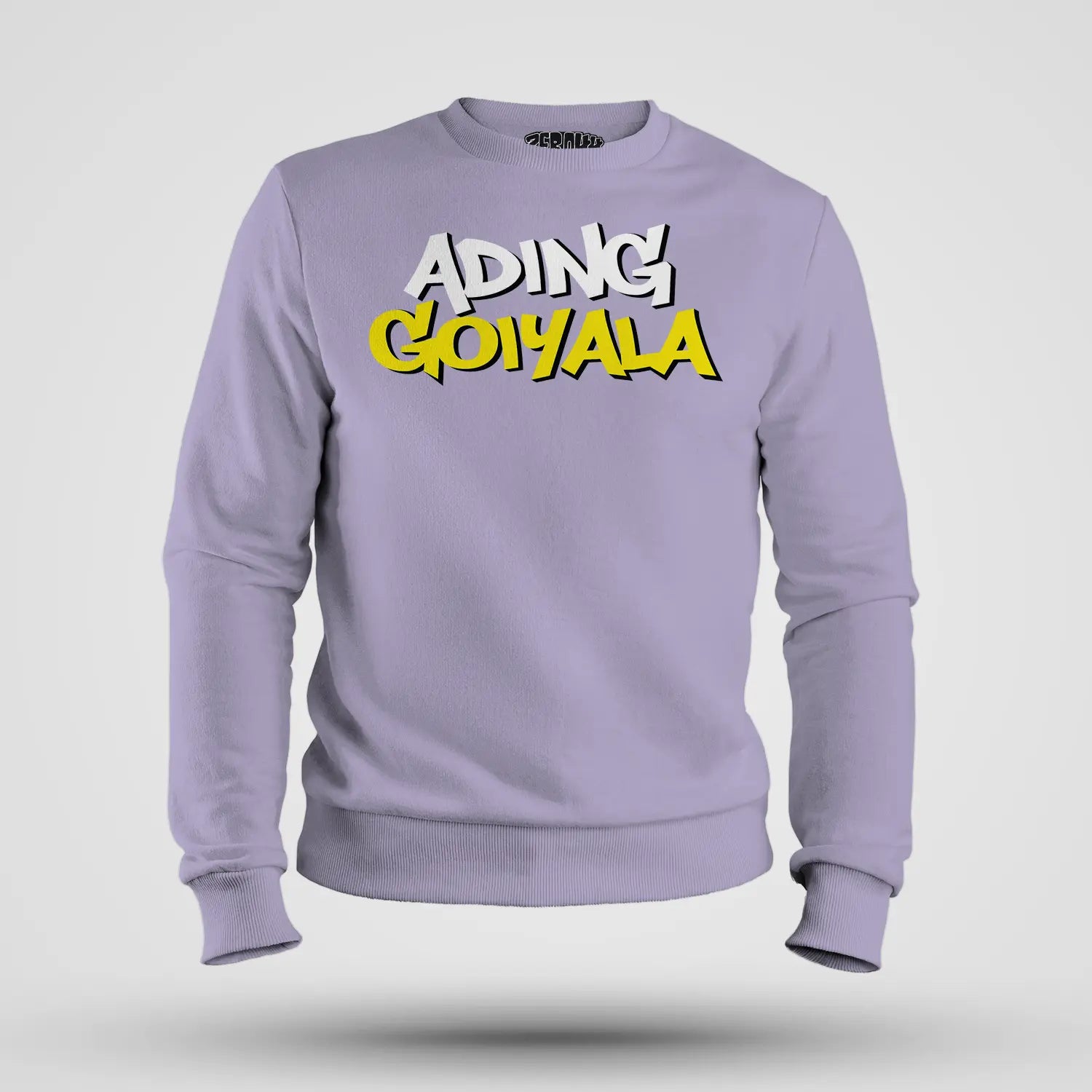 Ading Goiyala Men/Unisex Sweatshirt in Lavender Color