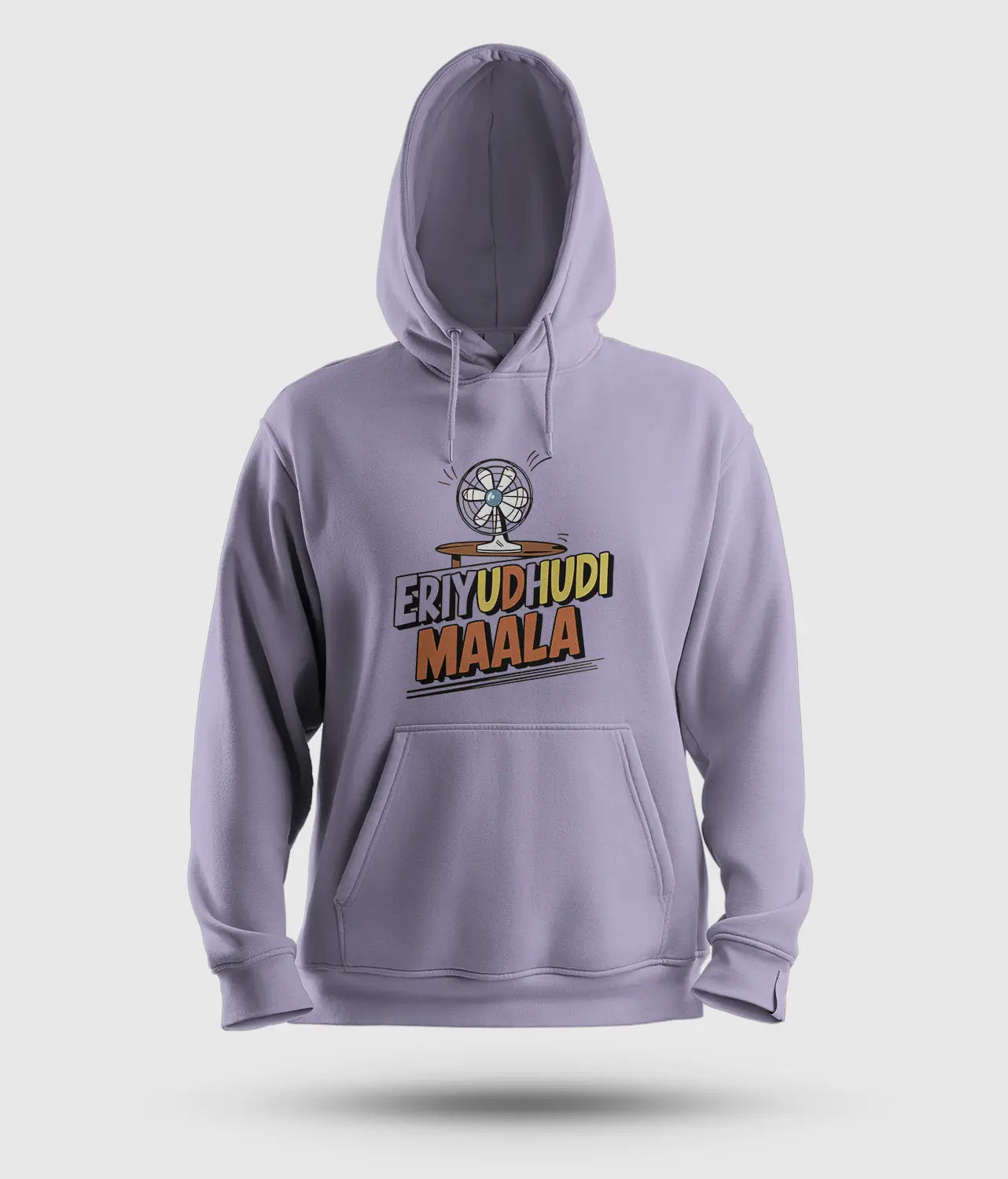 Eriyudhudi Maala Men/Unisex Hoodie in Lavender Color