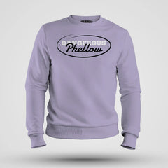 Dangerous Phellow Men/Unisex Sweatshirt in Lavender Color