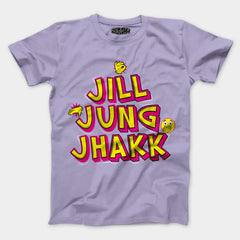 Jill Jung Jhakk Men/Unisex T-Shirt in Lavender Color