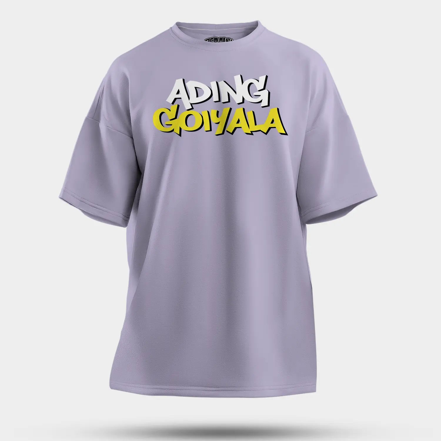 Ading Goiyala Men/Unisex Oversized T-Shirt in Lavender Color