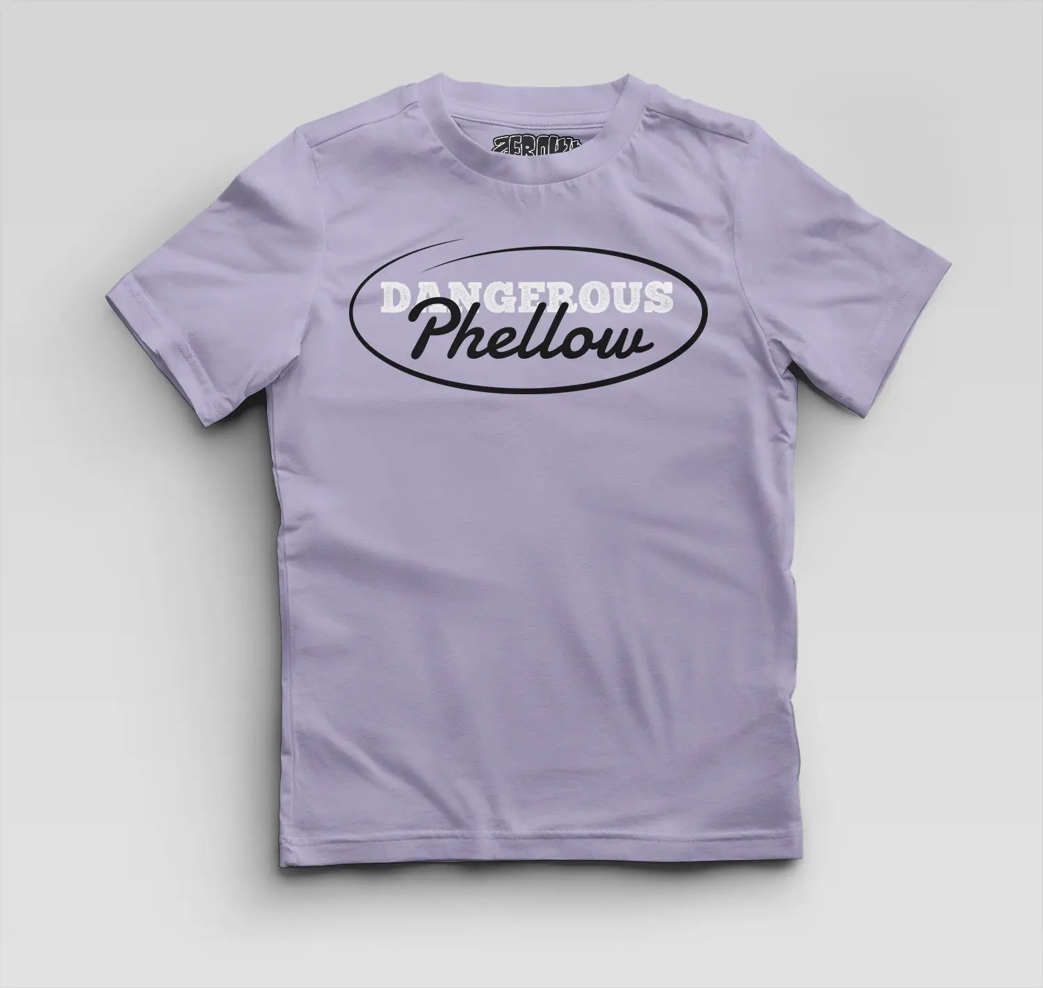 Dangerous Phellow Boys Round Neck T-Shirt in Lavender Color
