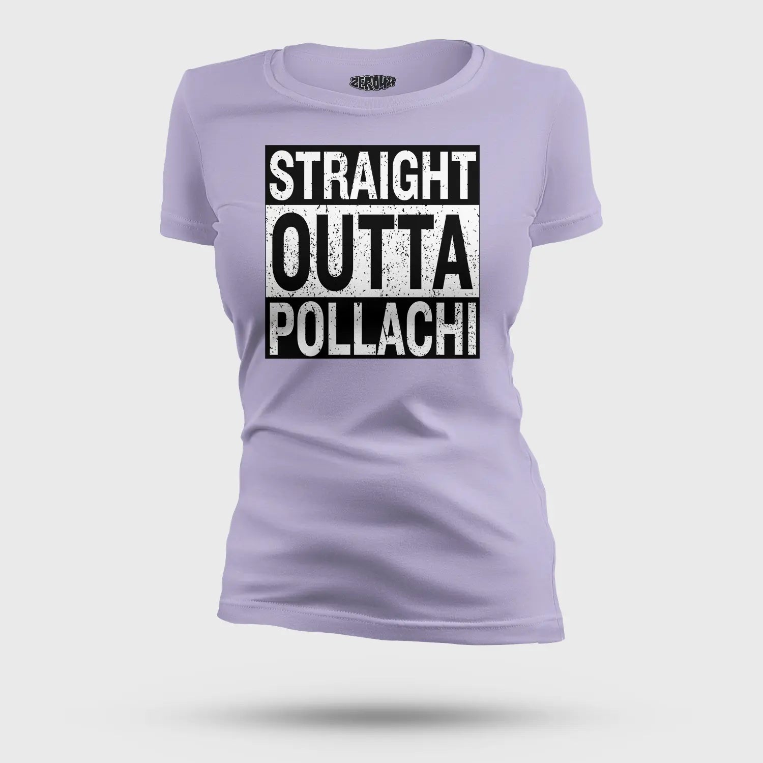 Straight Outta Pollachi Women's T-Shirt in Lavender Color