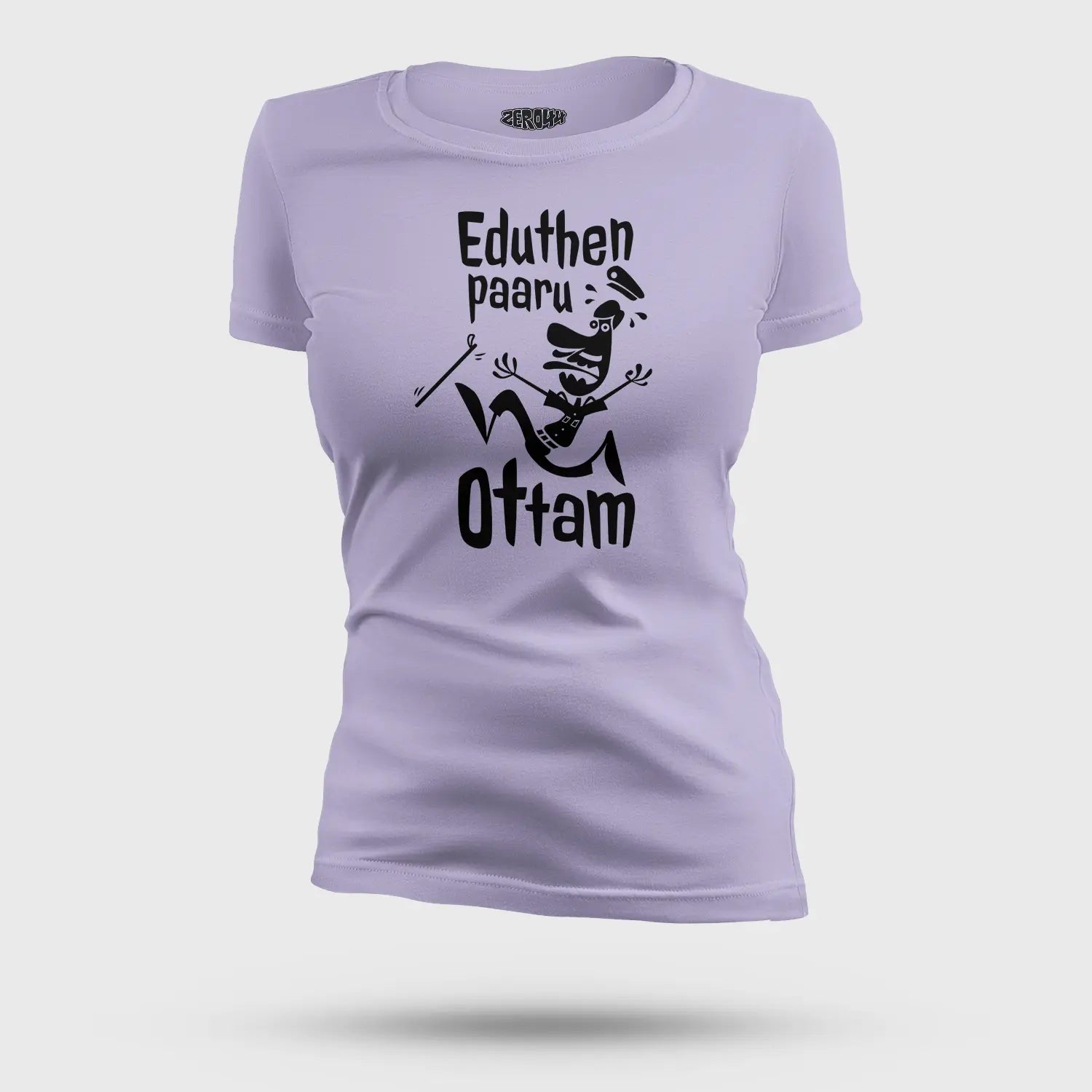 Eduthen Paaru Ottam Women's T-Shirt in Lavender Color
