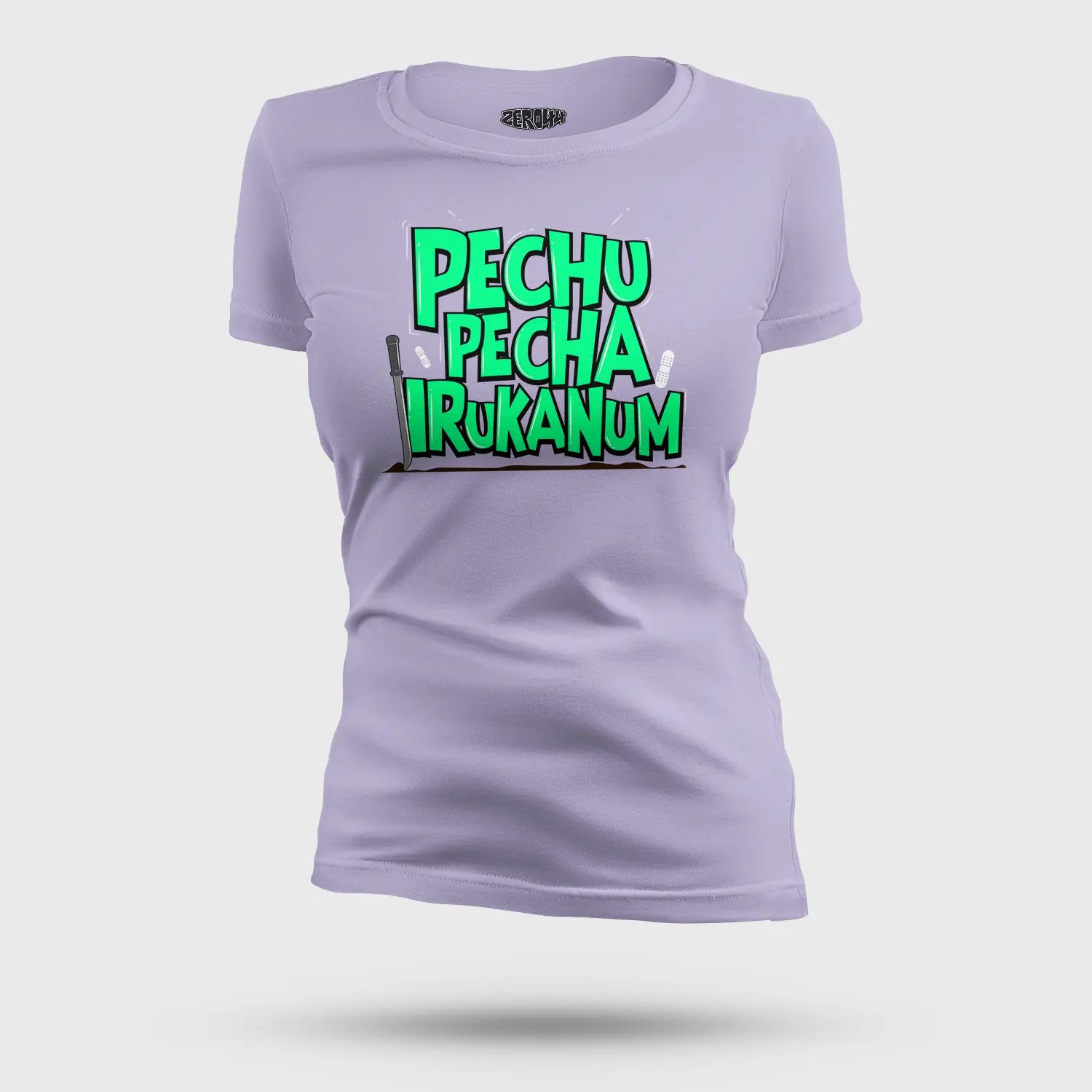 Pechu Pecha Irrukanum Women's T-Shirt in Lavender Color