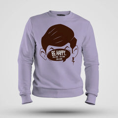 Be Happy Cool Down Cool Down Cool Down Men/Unisex Sweatshirt in Lavender Color