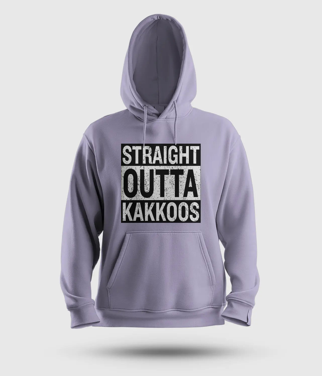 Straight Outta Kakkoos Men/Unisex Hoodie in Lavender Color