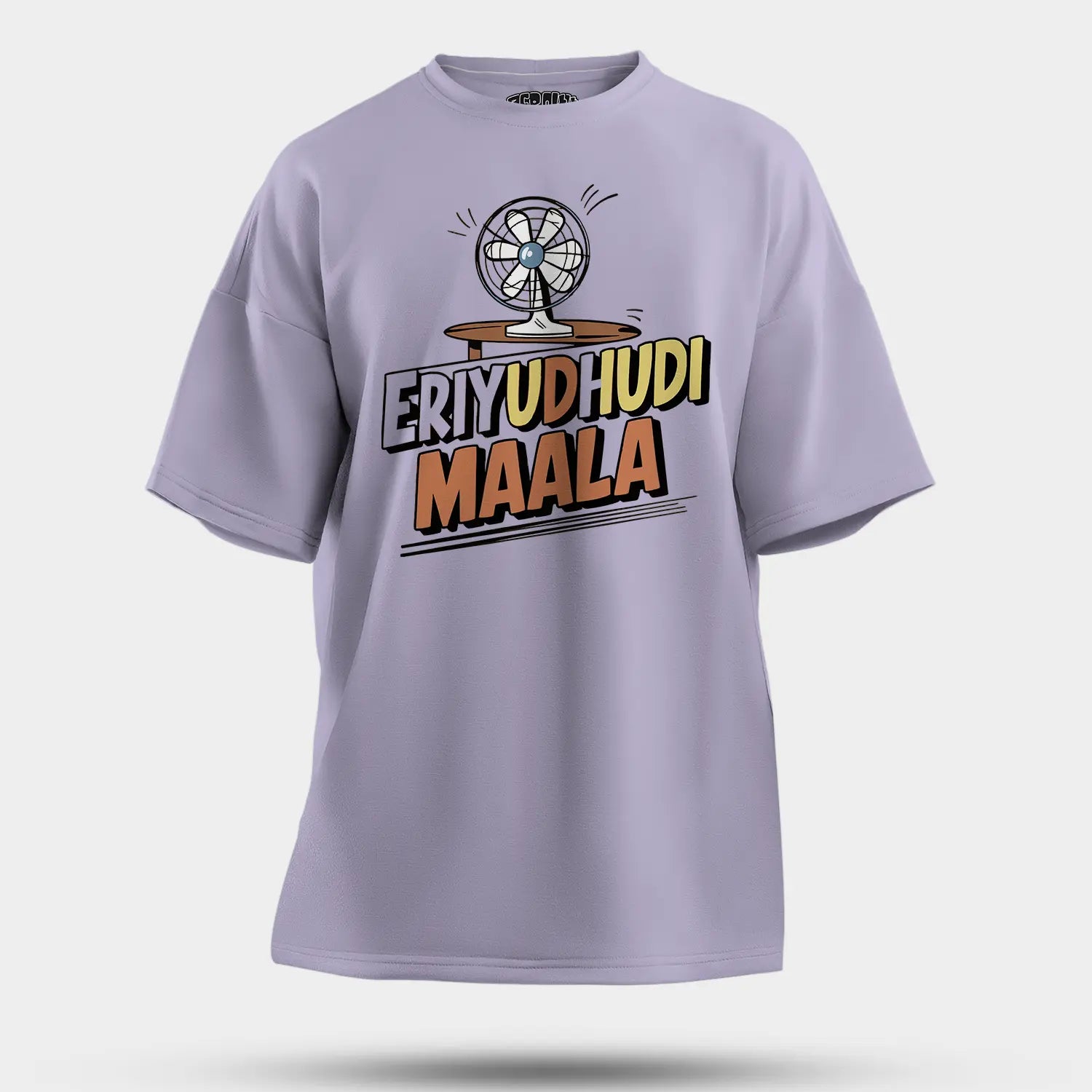 Eriyudhudi Maala Men/Unisex Oversized T-Shirt in Lavender Color
