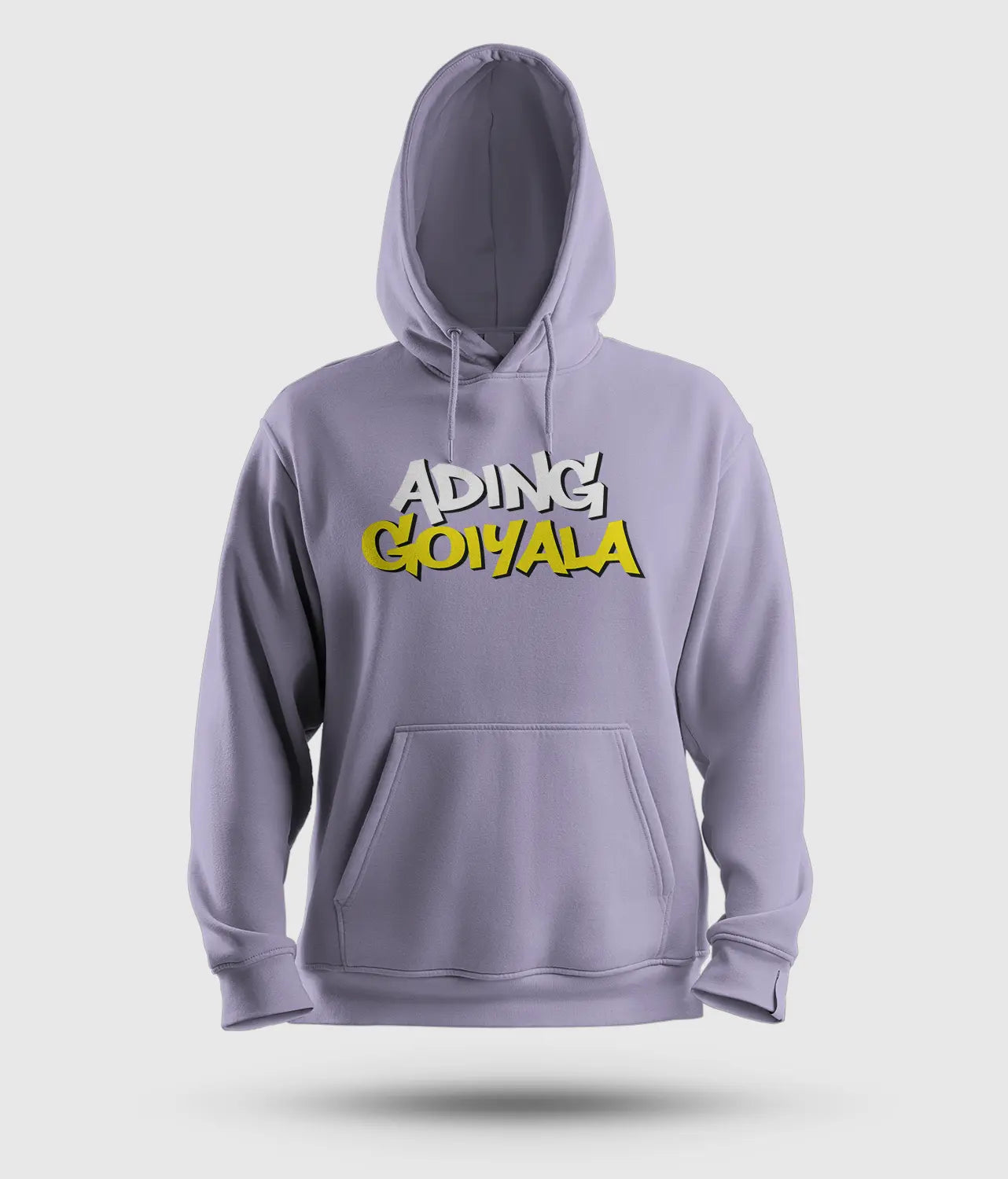 Ading Goiyala Men/Unisex Hoodie in Lavender Color