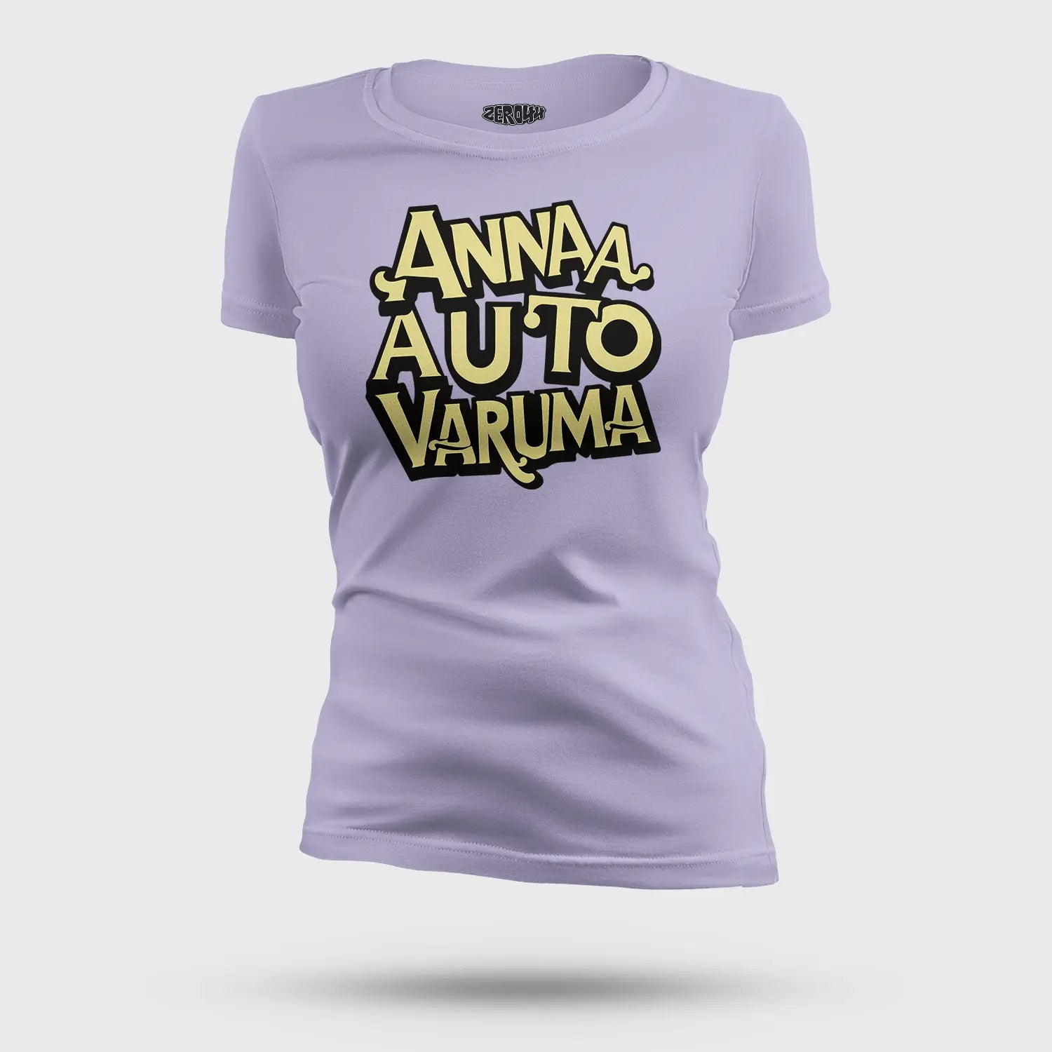 Anna Auto Varuma Women's T-Shirt in Lavender Color