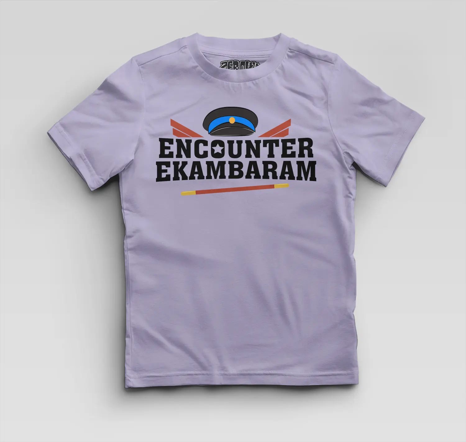 Encounter Ekambaram Boys Round Neck T-Shirt in Lavender Color