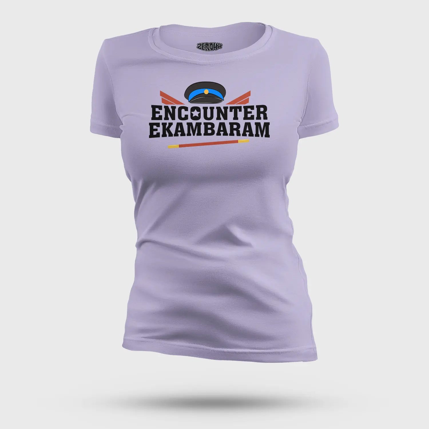Encounter Ekambaram Women's T-Shirt in Lavender Color