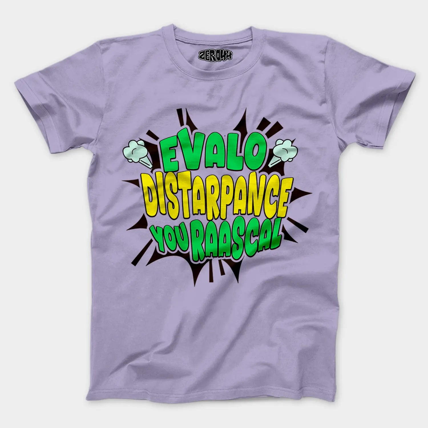 Evalo Distarpance You Raascal Men/Unisex T-Shirt in Lavender Color
