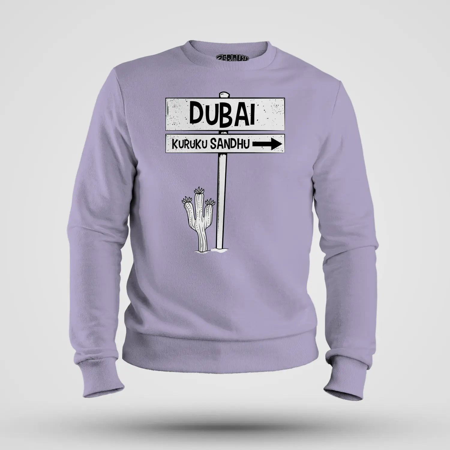 Dubai Kuruku Sandhu Men/Unisex Sweatshirt in Lavender Color