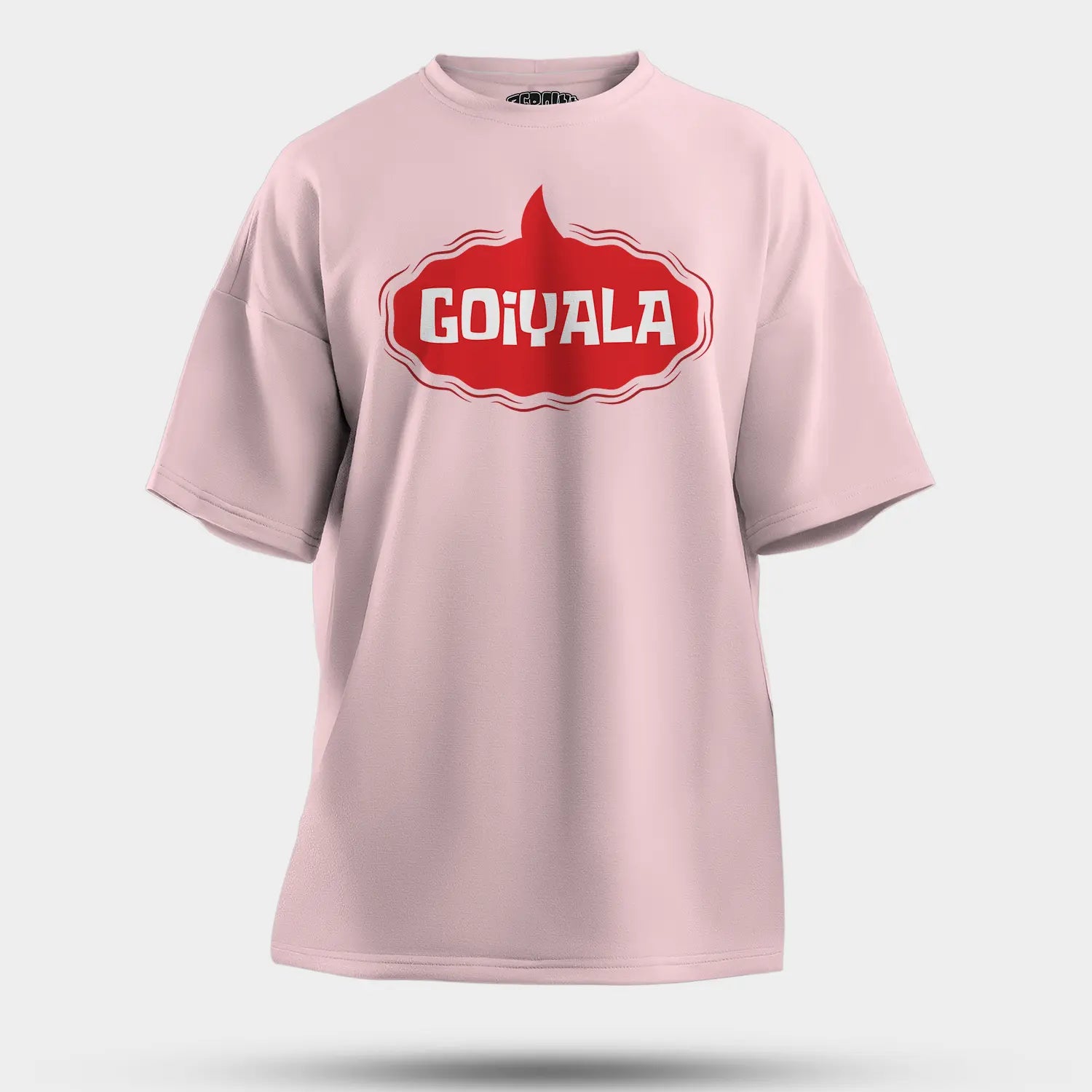 Goiyala Men/Unisex Oversized T-Shirt in Light Baby Pink Color