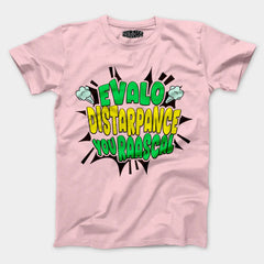 Evalo Distarpance You Raascal Men/Unisex T-Shirt in Light Baby Pink Color
