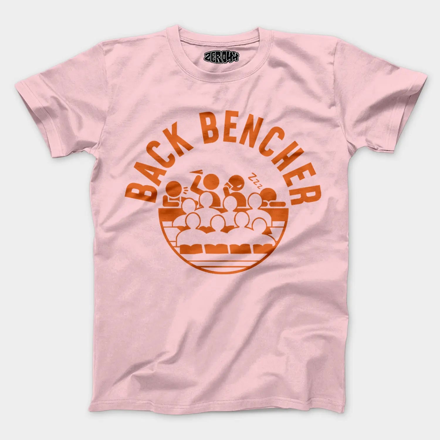 Back Bencher Men/Unisex T-Shirt in Light Baby Pink Color
