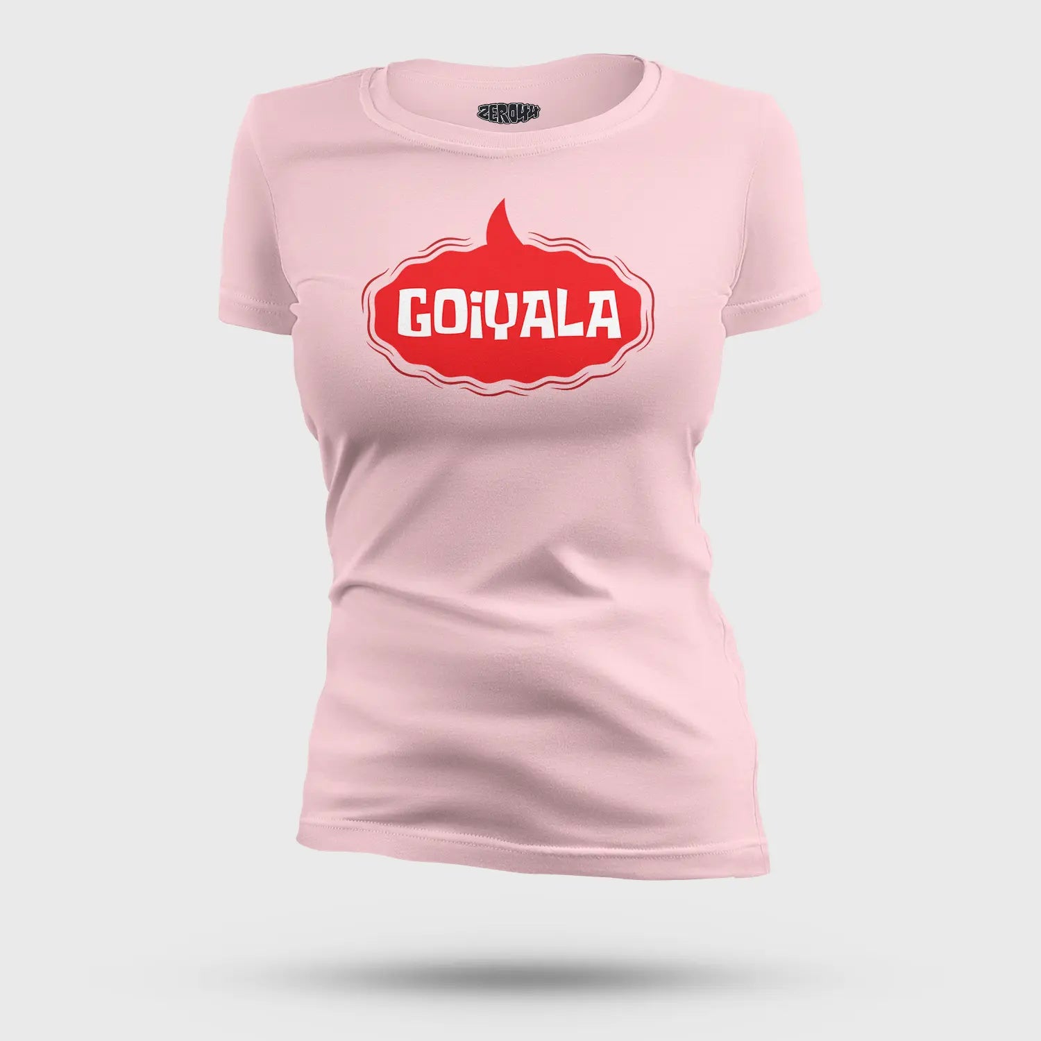 Goiyala Women's T-Shirt in Light Baby Pink Color