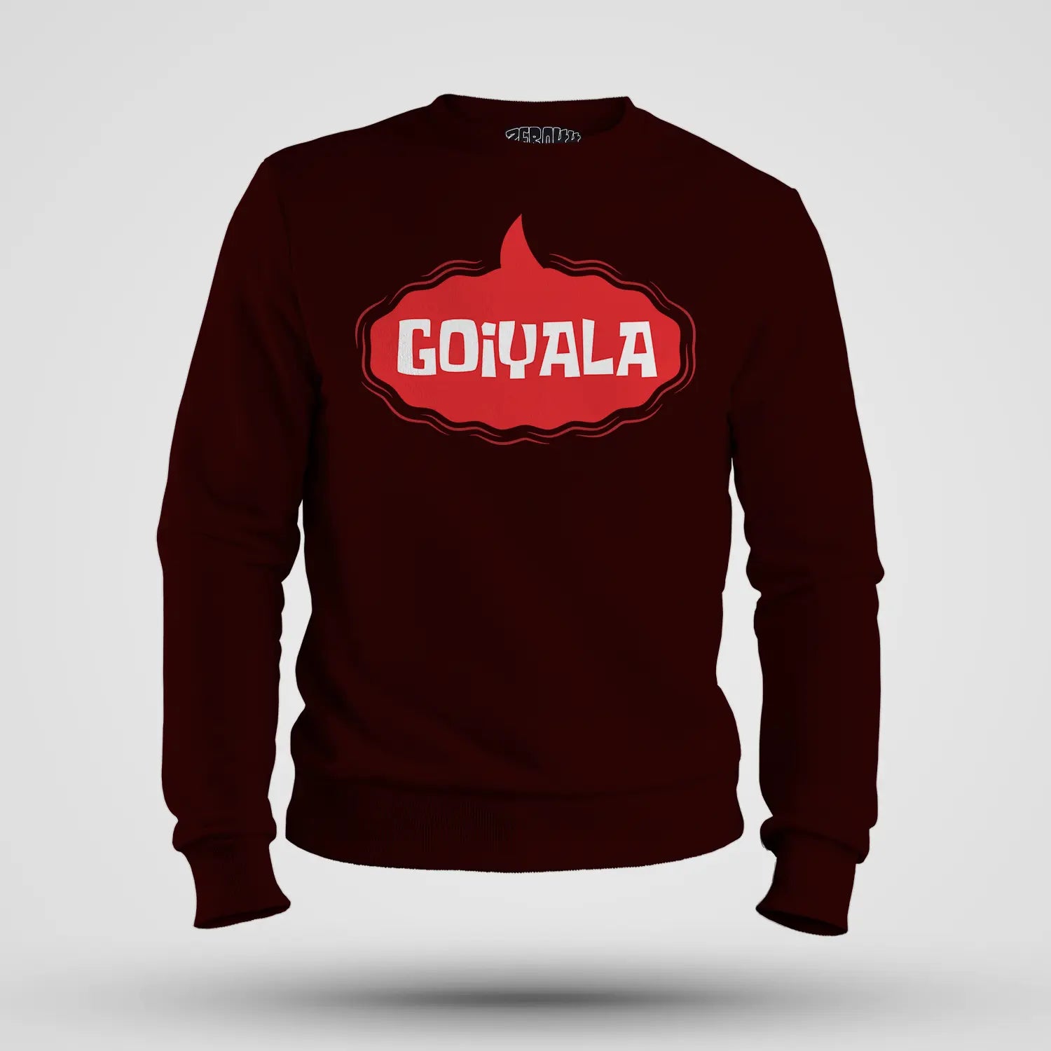 Goiyala Men/Unisex Sweatshirt in Maroon Color