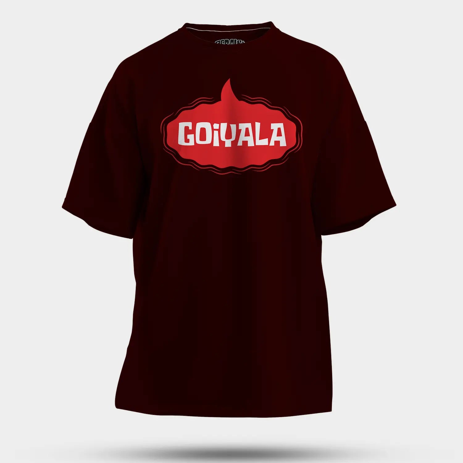 Goiyala Men/Unisex Oversized T-Shirt in Maroon Color