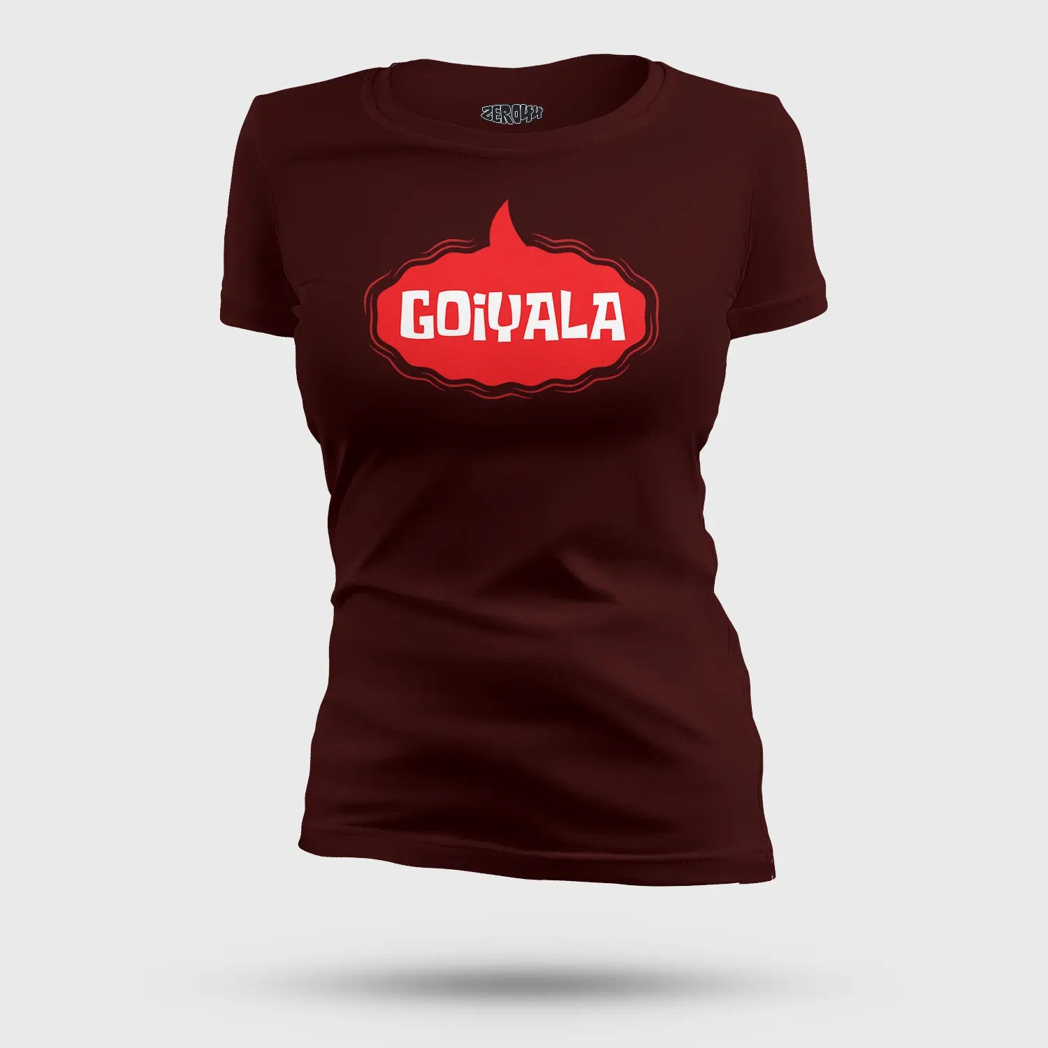 Goiyala Women's T-Shirt in Maroon Color