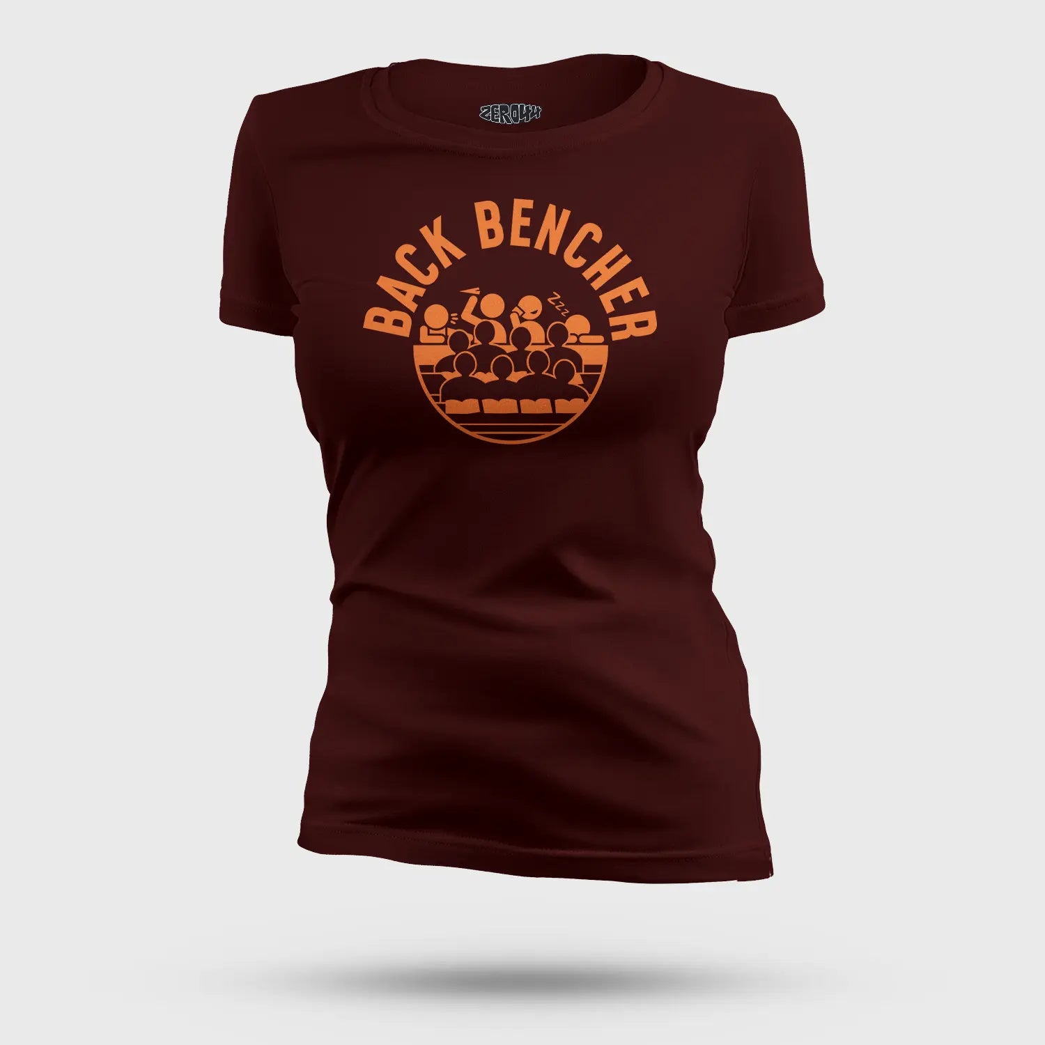 Back Bencher Women's T-Shirt in Maroon Color