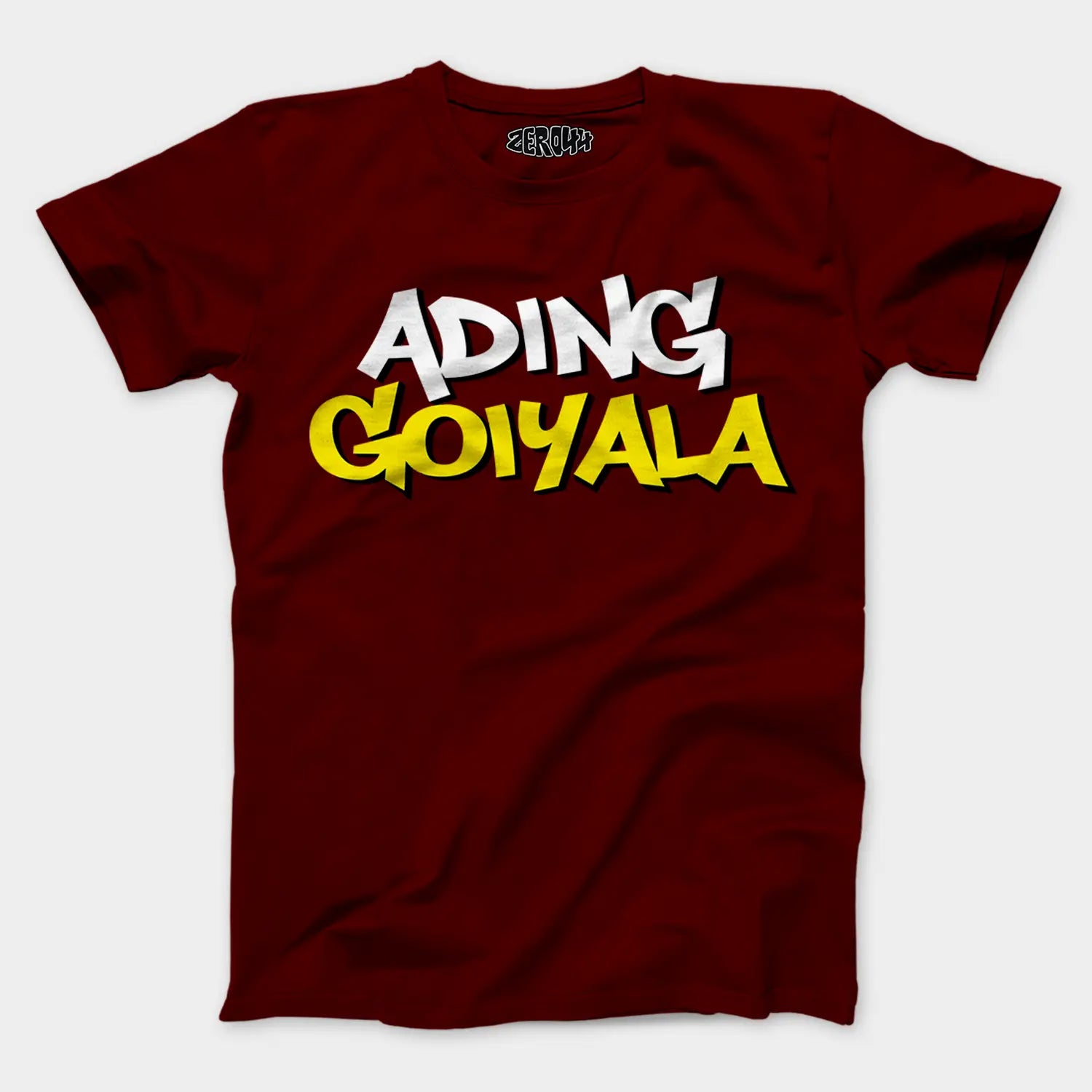 Ading Goiyala Men/Unisex T-Shirt in Maroon Color