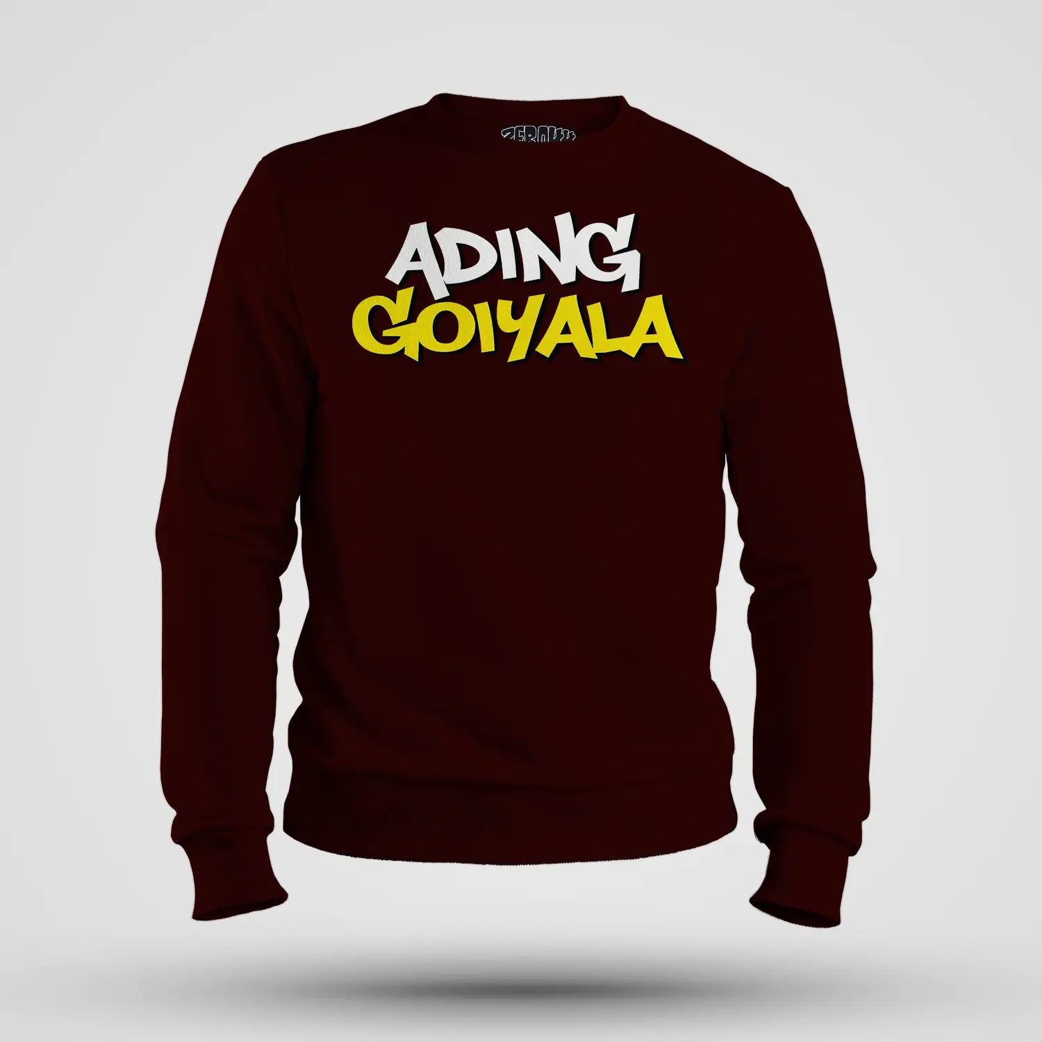 Ading Goiyala Men/Unisex Sweatshirt in Maroon Color