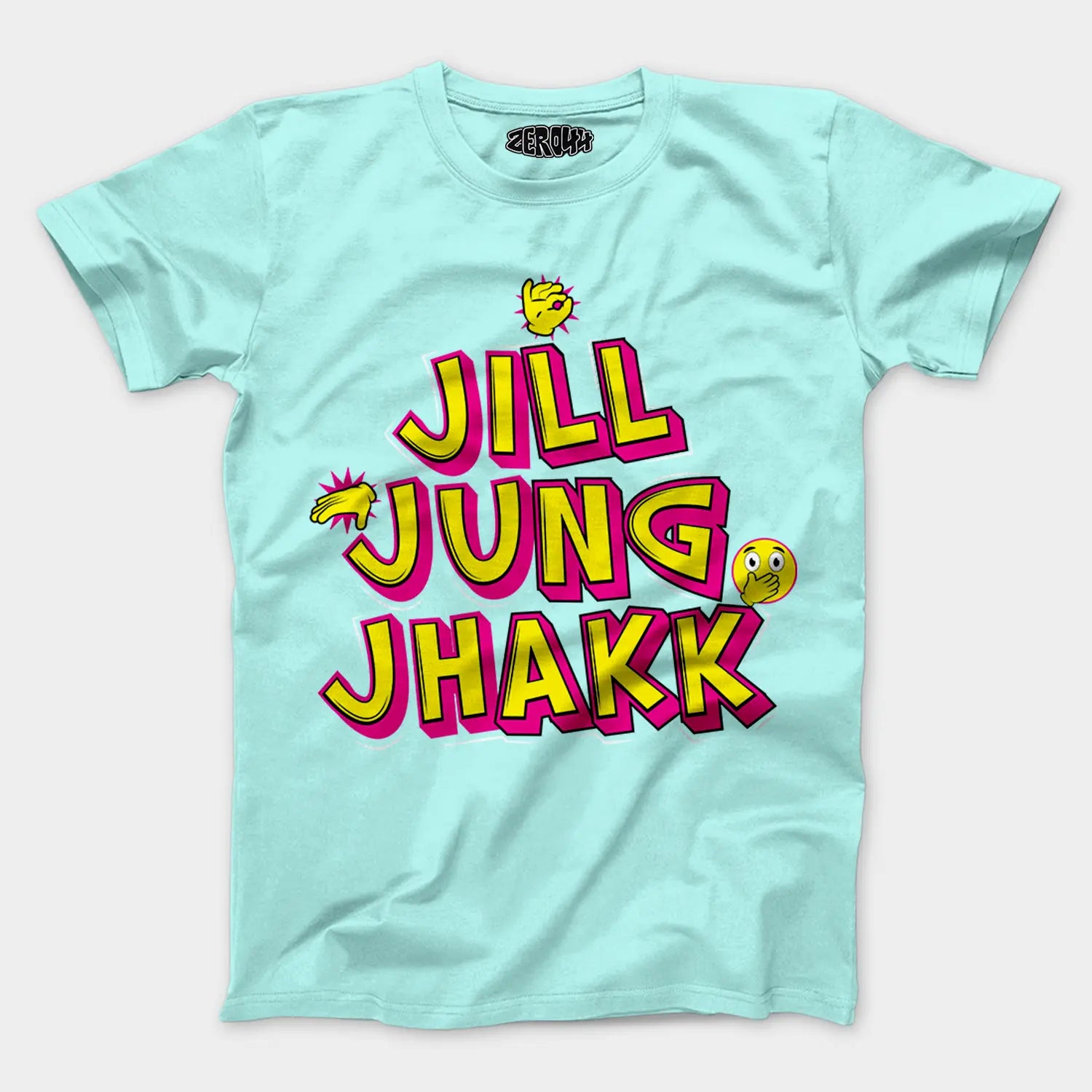 Jill Jung Jhakk Men/Unisex T-Shirt in Mint Color