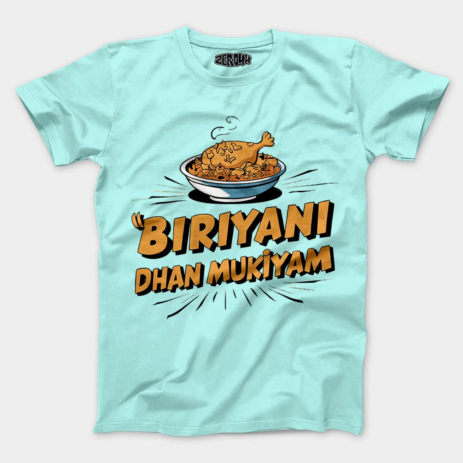 Biriyani Dhan Mukiyam Men/Unisex T-Shirt in Mint Color