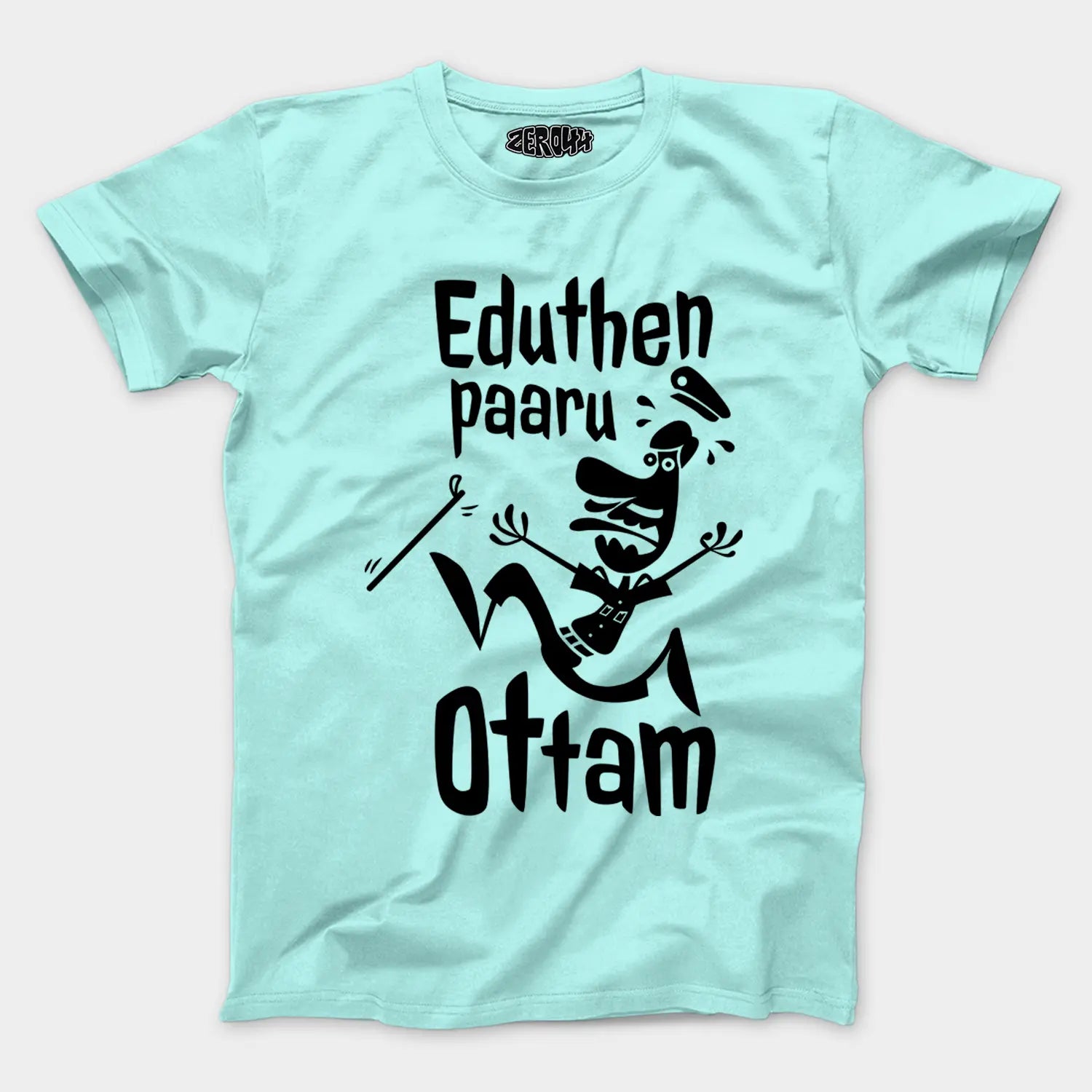 Eduthen Paaru Ottam Men/Unisex T-Shirt in Mint Color