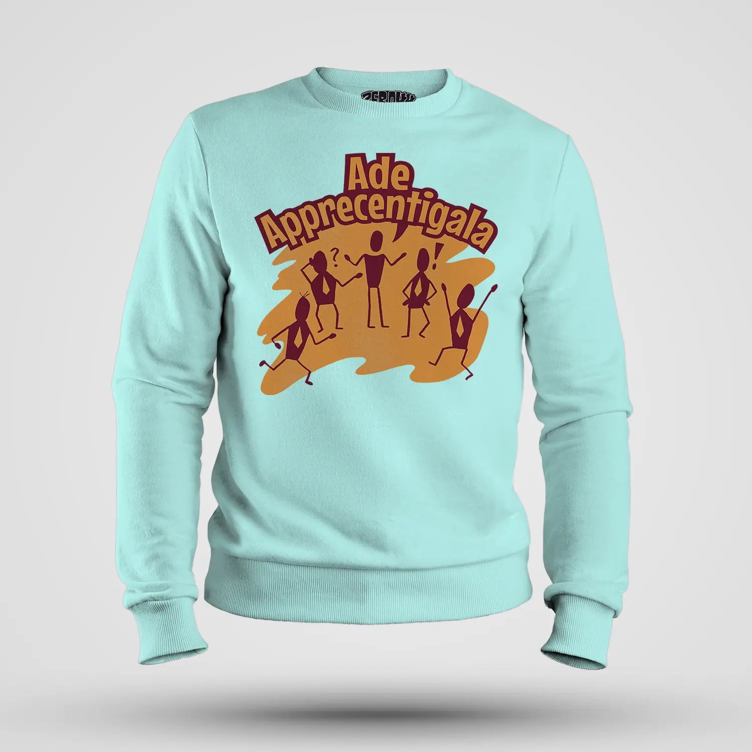 Ade Apprecentingala Men/Unisex Sweatshirt in Mint Color
