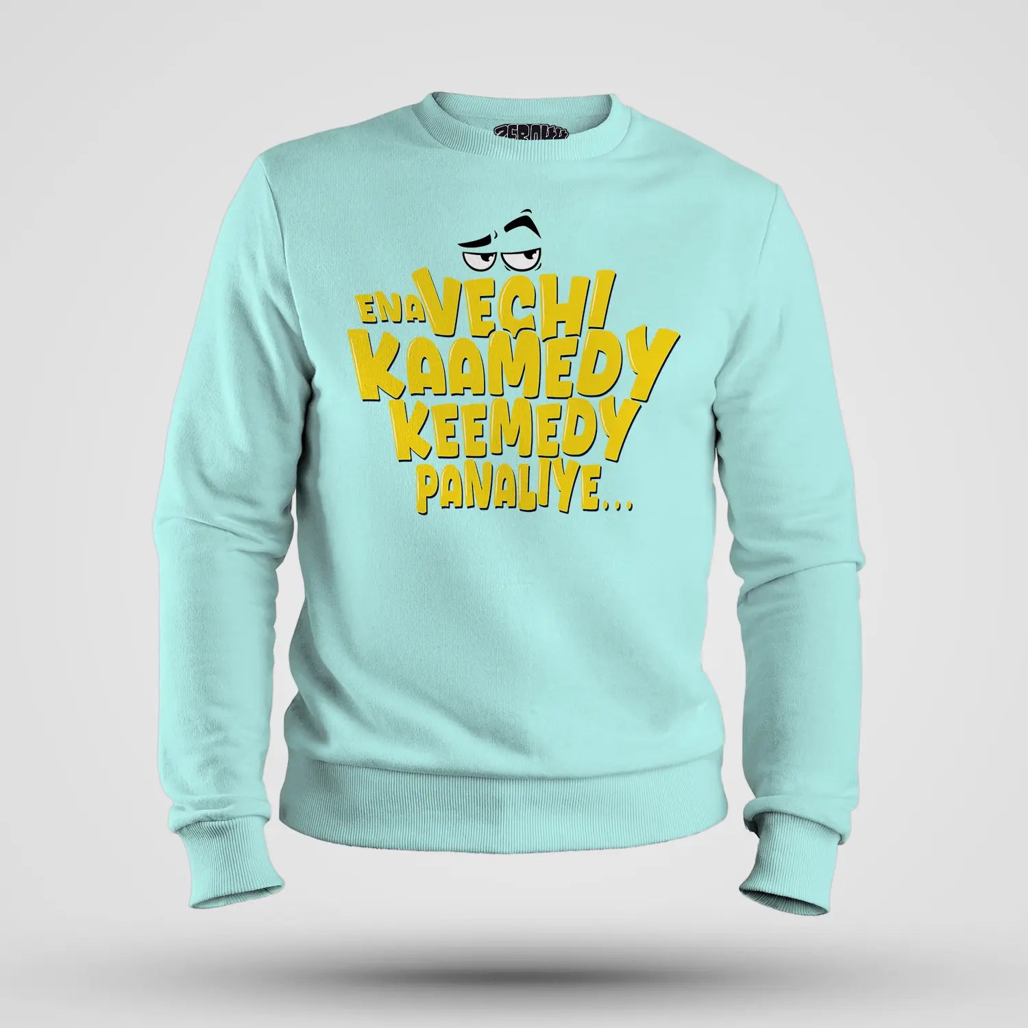 Ena Vechi Kaamedy Keemady Panaliye Men/Unisex Sweatshirt in Mint Color